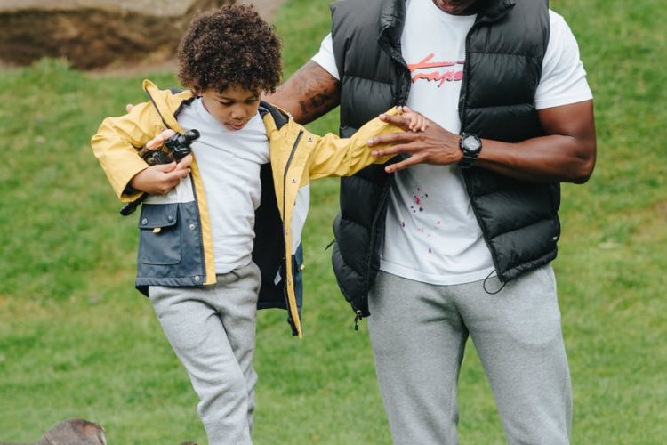 Getting your children outdoors will boost your over all mood!